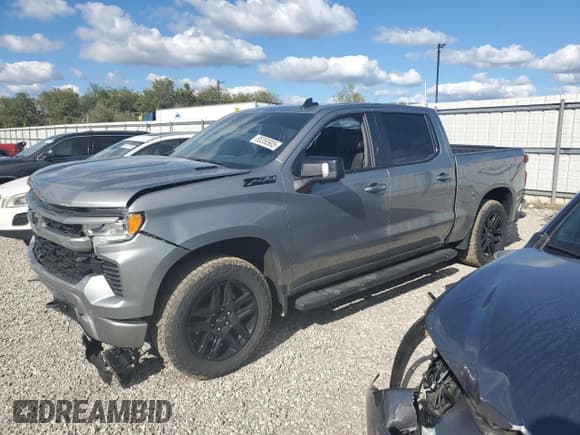 ✅ 2024 Chevrolet Silverado 1500 RST • VIN: 1GCUDEE84RZ268625 • Lot: 85350905. Listed on Copart with 55,115 mi. Free auction sales archive from the USA and detailed vehicle history report at DreamBid. Image 1.