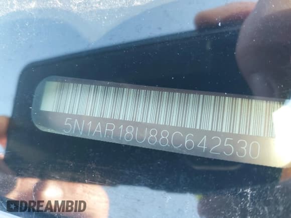 ✅ 2008 Nissan Pathfinder SE • VIN: 5N1AR18U88C642530 • Lot: 43769763. Wystawiony na IAAI z przebiegiem 199 193 mil. Bezpłatny archiwum sprzedaży aukcyjnych z USA i szczegółowy raport historii pojazdu na DreamBid. Zdjęcie 9.