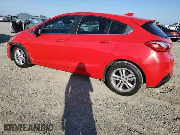 2017 Chevrolet Cruze LT с VIN 3G1BE6SMXHS554740, выставлен на аукционе Copart как лот 82614475 с пробегом 121 810 миль миль и Списание • Salvage title. История ставок и продаж доступна на DreamBid. Изображение 2.