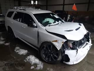 2018 Dodge Durango R/T with VIN 1C4SDJCT6JC462846, listed as a IAAI auction lot 41619972 with 97,234 mi miles and . Bid and sale history available at DreamBid. Image 1.