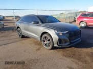 ✅ 2019 Audi Q8 Prestige • VIN: WA1FVBF14KD032737 • Lot: 43400564. Listed on IAAI with 62,928 mi. Free auction sales archive from the USA and detailed vehicle history report at DreamBid. Image 1.