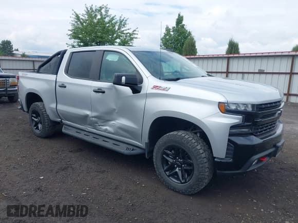 ✅ 2021 Chevrolet Silverado 1500 LT Trail Boss • VIN: 1GCPYFEL9MZ155550 • Lot: 42785163. Wystawiony na IAAI z przebiegiem 33 322 mil. Bezpłatny archiwum sprzedaży aukcyjnych z USA i szczegółowy raport historii pojazdu na DreamBid. Zdjęcie 1.