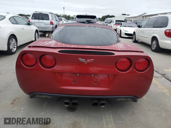 2012 Chevrolet Corvette with VIN 1G1YR2DW7C5108201, listed as a Copart auction lot 75112654 with Not provided miles and Salvage title. Bid and sale history available at DreamBid. Image 6.