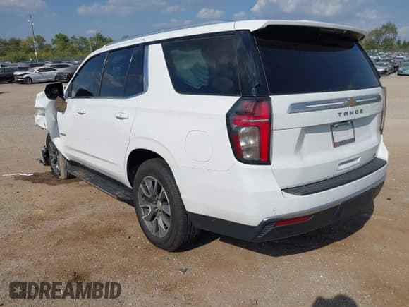 ✅ 2021 Chevrolet Tahoe LT • VIN: 1GNSKNKD1MR295232 • Lot: 43382179. Listed on IAAI with 86,232 mi. Free auction sales archive from the USA and detailed vehicle history report at DreamBid. Image 3.