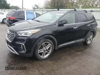 2017 Hyundai Santa Fe Limited Ultimate z VIN KM8SRDHF1HU185268, wystawiony jako Copart lot #85669565 z przebiegiem 135 329 mil mil oraz Czysty tytuł • Clean title. Historia ofert i sprzedaży dostępna na DreamBid. Obrazek 1.