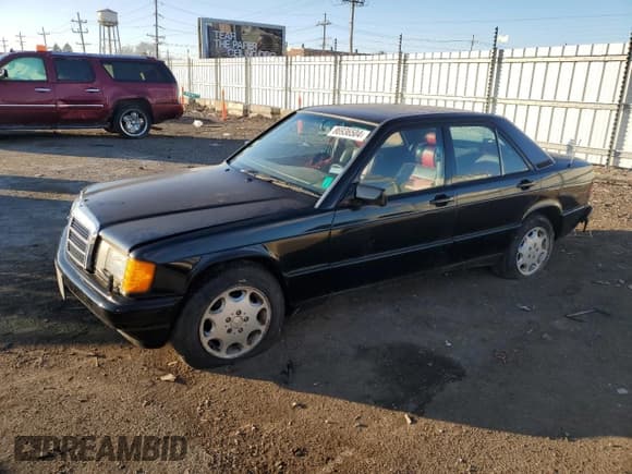 ✅ 1993 Mercedes-Benz 190 • VIN: WDBDA29D2PG074021 • Lot: 64651015. Listed on Copart with 140,396 mi. Free auction sales archive from the USA and detailed vehicle history report at DreamBid. Image 1.