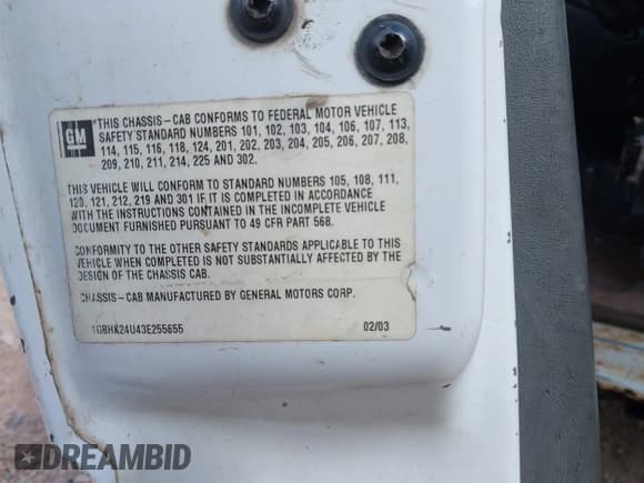 ✅ 2003 Chevrolet Silverado 2500HD • VIN: 1GBHK24U43E255655 • Lot: 42124091. Listed on IAAI with 354,543 mi. Free auction sales archive from the USA and detailed vehicle history report at DreamBid. Image 9.