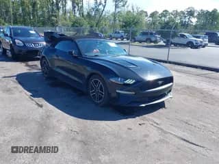 2022 Ford Mustang EcoBoost with VIN 1FATP8UH3N5145055, listed as a IAAI auction lot 42963857 with 34,776 mi miles and . Bid and sale history available at DreamBid. Image 1.
