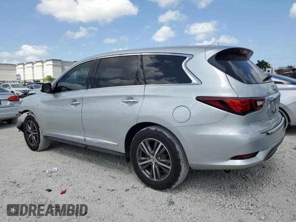 ✅ 2020 Infiniti QX60 Pure • VIN: 5N1DL0MN9LC527838 • Lot: 54120615. Listed on Copart with 103,997 mi. Free auction sales archive from the USA and detailed vehicle history report at DreamBid. Image 2.