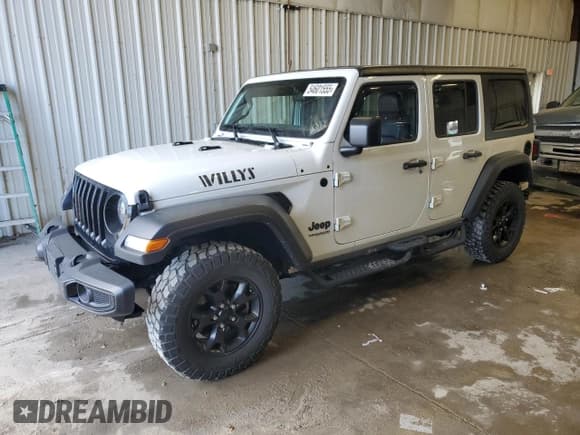 ✅ 2022 Jeep Wrangler Unlimited Sport S • VIN: 1C4HJXDG6NW186034 • Lot: 54601555. Listed on Copart with 67,486 mi. Free auction sales archive from the USA and detailed vehicle history report at DreamBid. Image 1.