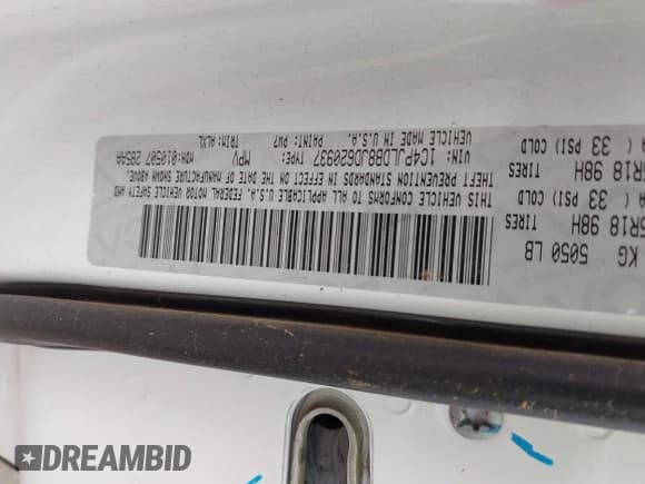 ✅ 2018 Jeep Cherokee Limited • VIN: 1C4PJLDB8JD620937 • Лот: 42214704. Опубликован ранее на IAAI с пробегом 172 090 миль. Бесплатный доступ к архиву аукционных продаж из США и подробный отчёт об истории автомобиля на DreamBid. Изображение 9.