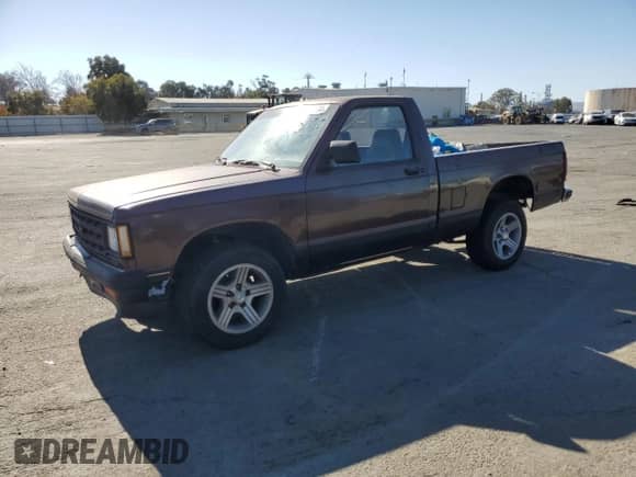 1989 Chevrolet S-10 X96 с VIN 1GCCS14Z7K8113227, выставлен на аукционе Copart как лот 80131194 с пробегом 164 183 миль миль и Чистый • Clean title. История ставок и продаж доступна на DreamBid. Изображение 1.