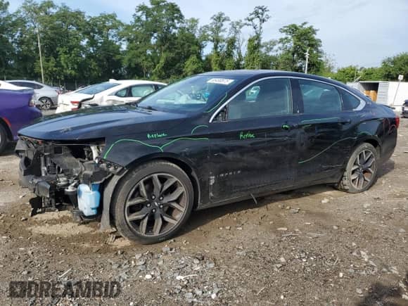 2018 Chevrolet Impala LT z VIN 2G1105S38J9137468, wystawiony jako Copart lot #68490875 z przebiegiem 178 733 mil mil oraz Szkoda całkowita • Salvage title. Historia ofert i sprzedaży dostępna na DreamBid. Obrazek 1.