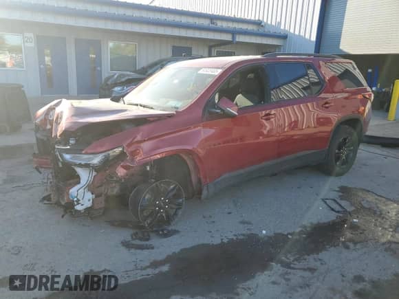 2023 Chevrolet Traverse LT Cloth with VIN 1GNEVGKW1PJ274322, listed as a Copart auction lot 84922465 with 16,165 mi miles and Salvage title. Bid and sale history available at DreamBid. Image 1.