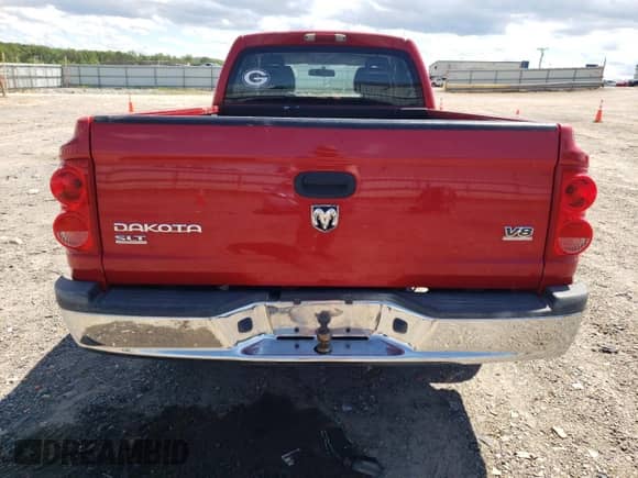 2006 Dodge Dakota SLT with VIN 1D7HW42N56S704277, listed as a Copart auction lot 55335835 with 192,724 mi miles and Salvage title. Bid and sale history available at DreamBid. Image 6.