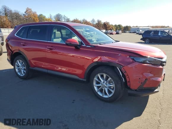 ✅ 2025 Honda CR-V EX-L • VIN: 2HKRS4H70SH448173 • Lot: 82777825. Listed on Copart with 4,981 mi. Free auction sales archive from the USA and detailed vehicle history report at DreamBid. Image 4.