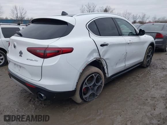 ✅ 2018 Alfa Romeo Stelvio Ti • VIN: ZASFAKBN6J7C10128 • Lot: 41142843. Listed on IAAI with 68,461 mi. Free auction sales archive from the USA and detailed vehicle history report at DreamBid. Image 4.