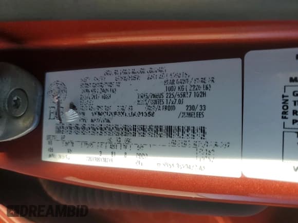 ✅ 2020 Ford Escape S • VIN: 1FMCU9F6XLUA01358 • Lot: 82686695. Listed on Copart with 82,682 mi. Free auction sales archive from the USA and detailed vehicle history report at DreamBid. Image 13.