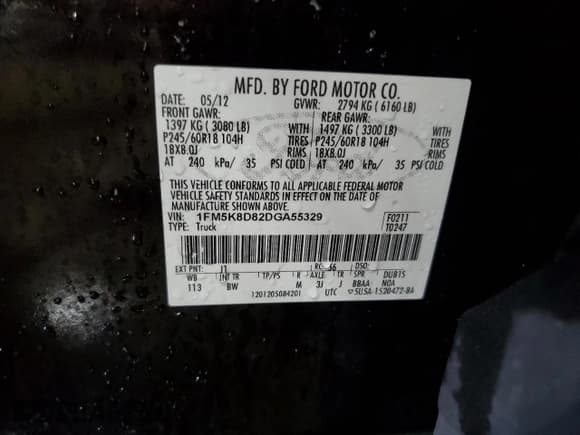 ✅ 2013 Ford Explorer XLT • VIN: 1FM5K8D82DGA55329 • Lot: 58023575. Wystawiony na Copart z przebiegiem 263 352 mil. Bezpłatny archiwum sprzedaży aukcyjnych z USA i szczegółowy raport historii pojazdu na DreamBid. Zdjęcie 14.