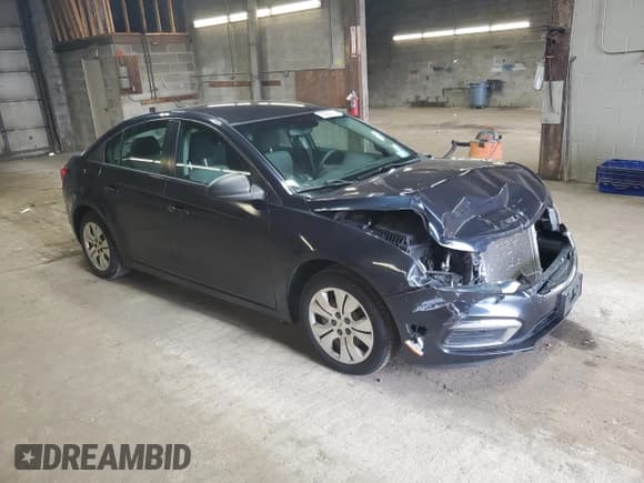 ✅ 2016 Chevrolet Cruze LS • VIN: 1G1PB5SGXG7221728 • Lot: 53065405. Listed on Copart with 47,605 mi. Free auction sales archive from the USA and detailed vehicle history report at DreamBid. Image 4.