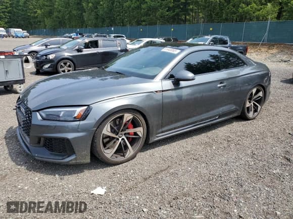 ✅ 2018 Audi RS 5 • VIN: WUAPWAF53JA902212 • Lot: 61440065. Listed on Copart with 66,335 mi. Free auction sales archive from the USA and detailed vehicle history report at DreamBid. Image 1.