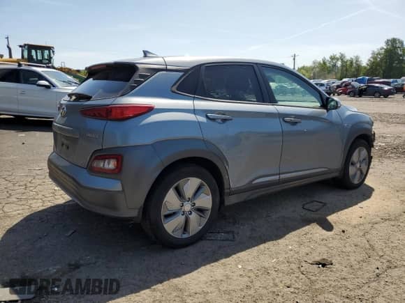 2020 Hyundai Kona Ultimate with VIN KM8K53AG1LU092784, listed as a Copart auction lot 55086135 with 23,433 mi miles and Salvage title. Bid and sale history available at DreamBid. Image 3.