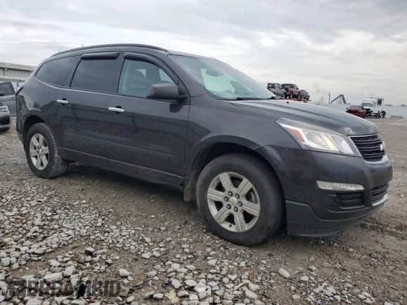 2017 Chevrolet Traverse LS z VIN 1GNKRFKD4HJ153530, wystawiony jako Copart lot #48309145 z przebiegiem 118 875 mil mil oraz Szkoda całkowita • Salvage title. Historia ofert i sprzedaży dostępna na DreamBid. Obrazek 4.