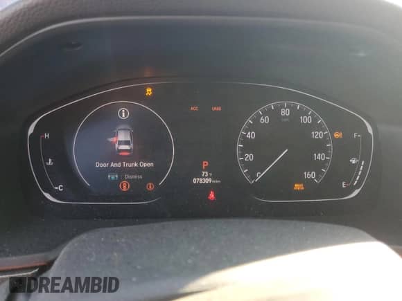 2018 Honda Accord Sport with VIN 1HGCV1F38JA122737, listed as a Copart auction lot 86600195 with 78,309 mi miles and Salvage title. Bid and sale history available at DreamBid. Image 9.