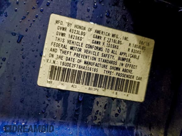 ✅ 2017 Acura ILX Premium • VIN: 19UDE2F78HA006185 • Лот: 94231485. Опубликован ранее на Copart с пробегом 49 784 миль. Бесплатный доступ к архиву аукционных продаж из США и подробный отчёт об истории автомобиля на DreamBid. Изображение 13.