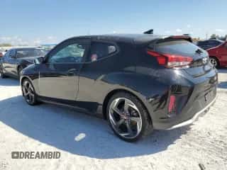2019 Hyundai Veloster Turbo R-Spec with VIN KMHTH6AB3KU008450, listed as a Copart auction lot 43943474 with 43,225 mi miles and . Bid and sale history available at DreamBid. Image 2.
