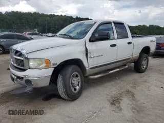 ✅ 2004 Dodge 2500 SLT • VIN: 3D7KU28D74G192122 • Lot: 64969465. Wystawiony na Copart z przebiegiem 262 778 mil. Bezpłatny archiwum sprzedaży aukcyjnych z USA i szczegółowy raport historii pojazdu na DreamBid. Zdjęcie 1.