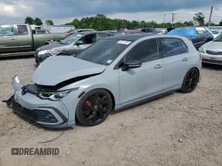 ✅ 2023 Volkswagen Golf GTI SE • VIN: WVWRA7CD1PW178566 • Лот: 58741305. Опубликован ранее на Copart с пробегом 32 801 миль. Бесплатный доступ к архиву аукционных продаж из США и подробный отчёт об истории автомобиля на DreamBid. Изображение 1.