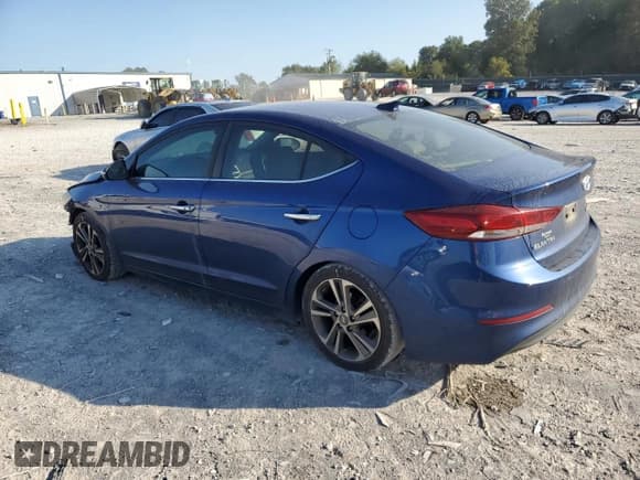 ✅ 2017 Hyundai Elantra Limited • VIN: 5NPD84LF3HH004818 • Lot: 71872315. Listed on Copart with 199,977 mi. Free auction sales archive from the USA and detailed vehicle history report at DreamBid. Image 2.