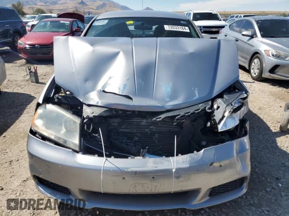 2013 Dodge Avenger SE с VIN 1C3CDZAB0DN534165, выставлен на аукционе Copart как лот 72033184 с пробегом 151 602 миль миль и Списание • Salvage title. История ставок и продаж доступна на DreamBid. Изображение 5.