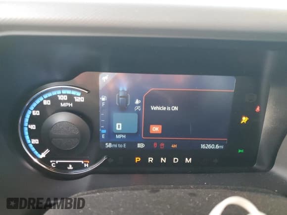 ✅ 2023 Ford Bronco • VIN: 1FMDE5CH2PLA83632 • Lot: 73274023. Listed on Copart with 16,260 mi. Free auction sales archive from the USA and detailed vehicle history report at DreamBid. Image 9.