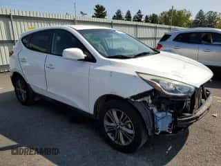 2015 Hyundai Tucson GLS with VIN KM8JT3AF3FU102339, listed as a Copart auction lot 71305364 with 41,139 mi miles and Salvage title. Bid and sale history available at DreamBid. Image 4.