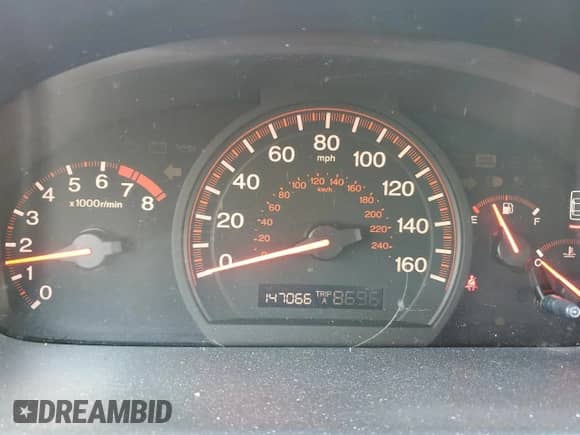 2005 Honda Accord LX with VIN 1HGCM71325A005772, listed as a Copart auction lot 53085135 with 147,066 mi miles and Salvage title. Bid and sale history available at DreamBid. Image 9.