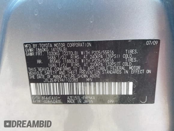 ✅ 2010 Scion xB • VIN: JTLZE4FE9A1102383 • Lot: 43646442. Wystawiony na IAAI z przebiegiem 214 882 mil. Bezpłatny archiwum sprzedaży aukcyjnych z USA i szczegółowy raport historii pojazdu na DreamBid. Zdjęcie 9.