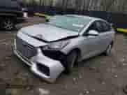 2019 Hyundai Accent SE with VIN 3KPC24A3XKE065374, listed as a Copart auction lot 59446053 with 50,555 mi miles and . Bid and sale history available at DreamBid. Image 2.