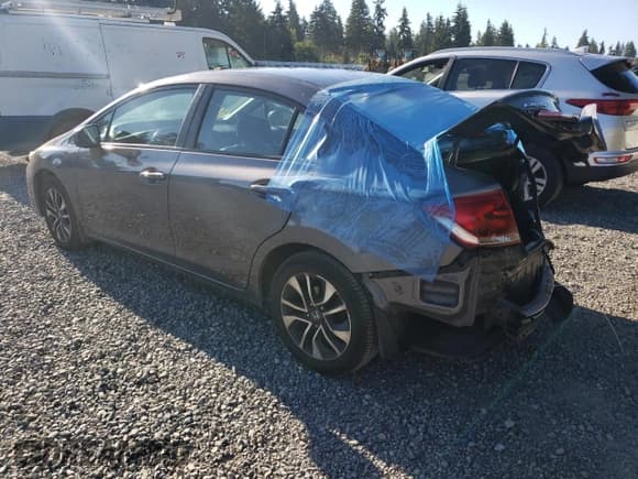 ✅ 2014 Honda Civic LX • VIN: 2HGFB2F54EH004298 • Lot: 69480145. Wystawiony na Copart z przebiegiem 88 739 mil. Bezpłatny archiwum sprzedaży aukcyjnych z USA i szczegółowy raport historii pojazdu na DreamBid. Zdjęcie 2.