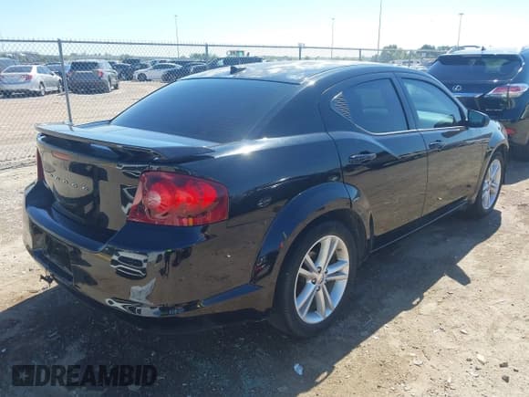 ✅ 2013 Dodge Avenger SE V6 • VIN: 1C3CDZAG2DN757206 • Лот: 43417475. Опубликован ранее на IAAI с пробегом 85 221 миль. Бесплатный доступ к архиву аукционных продаж из США и подробный отчёт об истории автомобиля на DreamBid. Изображение 4.
