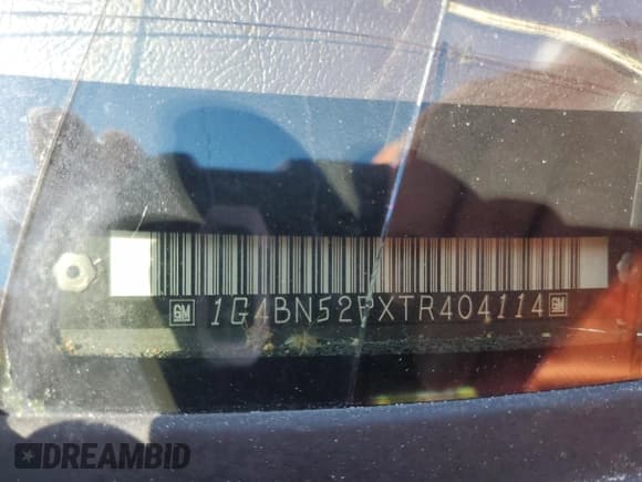 ✅ 1996 Buick Roadmaster Collectors Edition • VIN: 1G4BN52PXTR404114 • Lot: 72600194. Listed on Copart with 140,843 mi. Free auction sales archive from the USA and detailed vehicle history report at DreamBid. Image 13.