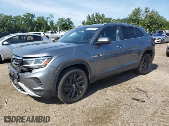 ✅ 2022 Volkswagen Atlas SE • VIN: 1V2HC2CA1NC208094 • Lot: 66436205. Listed on Copart with 50,401 mi. Free auction sales archive from the USA and detailed vehicle history report at DreamBid. Image 1.