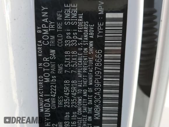 ✅ 2023 Hyundai Kona N Line • VIN: KM8K3CA39PU978666 • Лот: 74302174. Опубликован ранее на Copart с пробегом 26 037 миль. Бесплатный доступ к архиву аукционных продаж из США и подробный отчёт об истории автомобиля на DreamBid. Изображение 14.