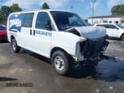 ✅ 2018 Chevrolet Express Cargo • VIN: 1GCWGAFG9J1907387 • Lot: 43323169. Listed on IAAI with 109,000 mi. Free auction sales archive from the USA and detailed vehicle history report at DreamBid. Image 1.