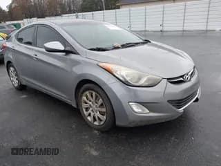 ✅ 2013 Hyundai Elantra GLS • VIN: KMHDH4AE0DU480742 • Lot: 43823684. Listed on IAAI with 247,600 mi. Free auction sales archive from the USA and detailed vehicle history report at DreamBid. Image 1.