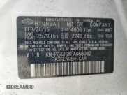 ✅ 2015 Hyundai Azera • VIN: KMHFG4JGXFA468082 • Lot: 69019715. Listed on Copart with 127,984 mi. Free auction sales archive from the USA and detailed vehicle history report at DreamBid. Image 12.