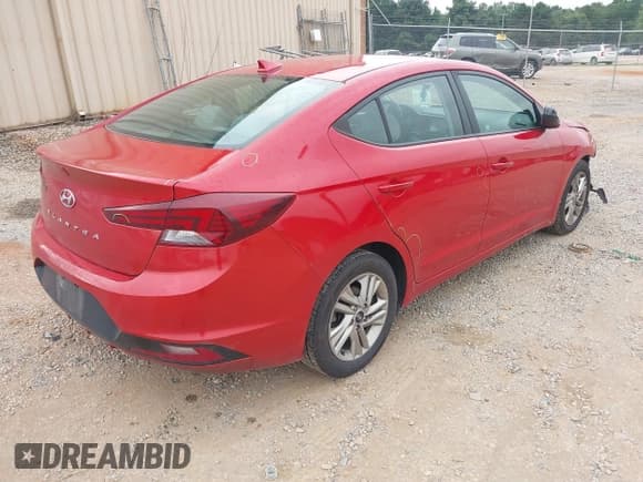 ✅ 2020 Hyundai Elantra Limited • VIN: 5NPD84LF2LH630644 • Lot: 43060753. Listed on IAAI with 128,392 mi. Free auction sales archive from the USA and detailed vehicle history report at DreamBid. Image 4.