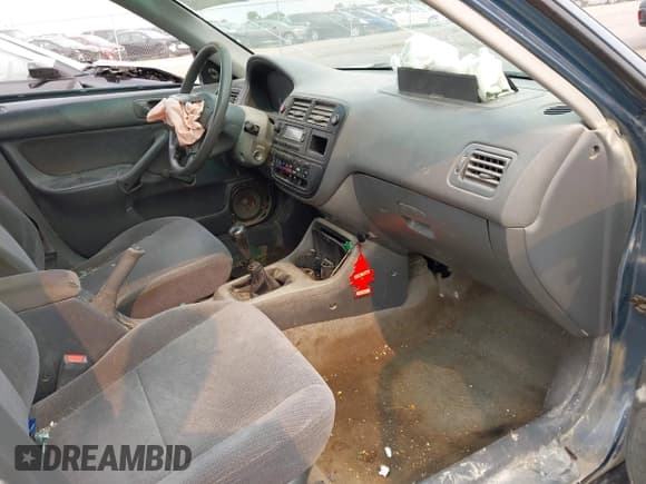 ✅ 1997 Honda Civic DX • VIN: 2HGEJ6525VH586800 • Lot: 42388090. Listed on IAAI with 255,879 mi. Free auction sales archive from the USA and detailed vehicle history report at DreamBid. Image 5.