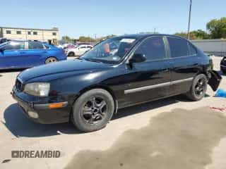 2003 Hyundai Elantra GLS z VIN KMHDN45D43U509474, wystawiony jako Copart lot #71657564 z przebiegiem 346 936 mil mil oraz Szkoda całkowita • Salvage title. Historia ofert i sprzedaży dostępna na DreamBid. Obrazek 1.